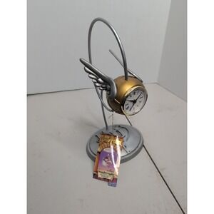 VTG 2001 Hallmark Harry Potter Golden Snitch 15" Desk Clock RARE New
